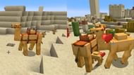 Desert Village and Camels